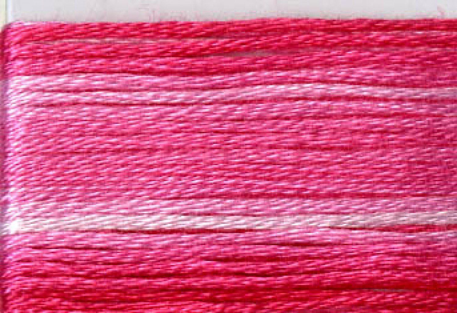 Cosmo Seasons Variegated Embroidery Floss 8000 Series - Pinks to Greens (Color Family 2), Color: Rich Pinks 8011