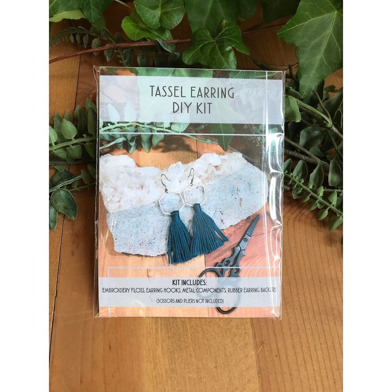 DIY Hexagon Tassel Earring Kit - Tangled Up in Hue