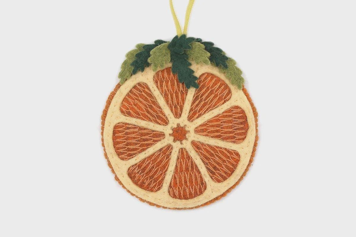 Dried Orange Felt Ornament Kit - Kiriki Press