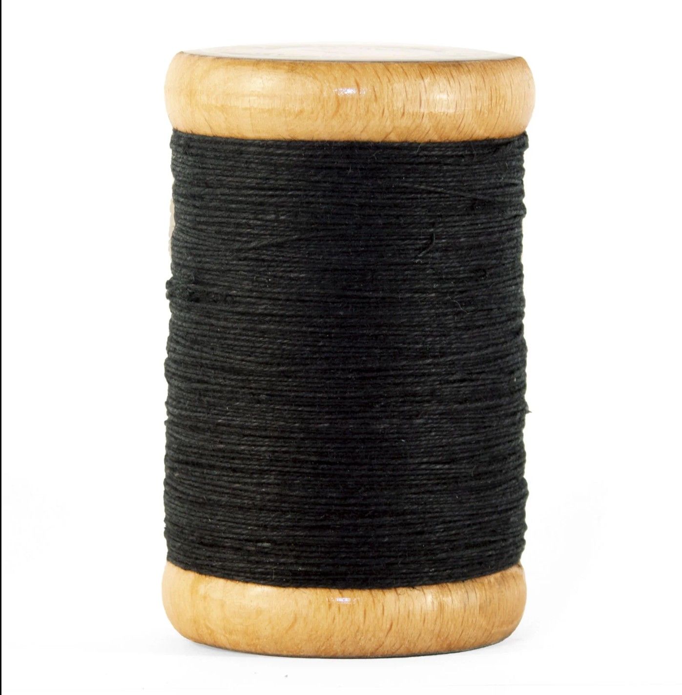 Egyptian Linen Thread 18wt, Color: Black