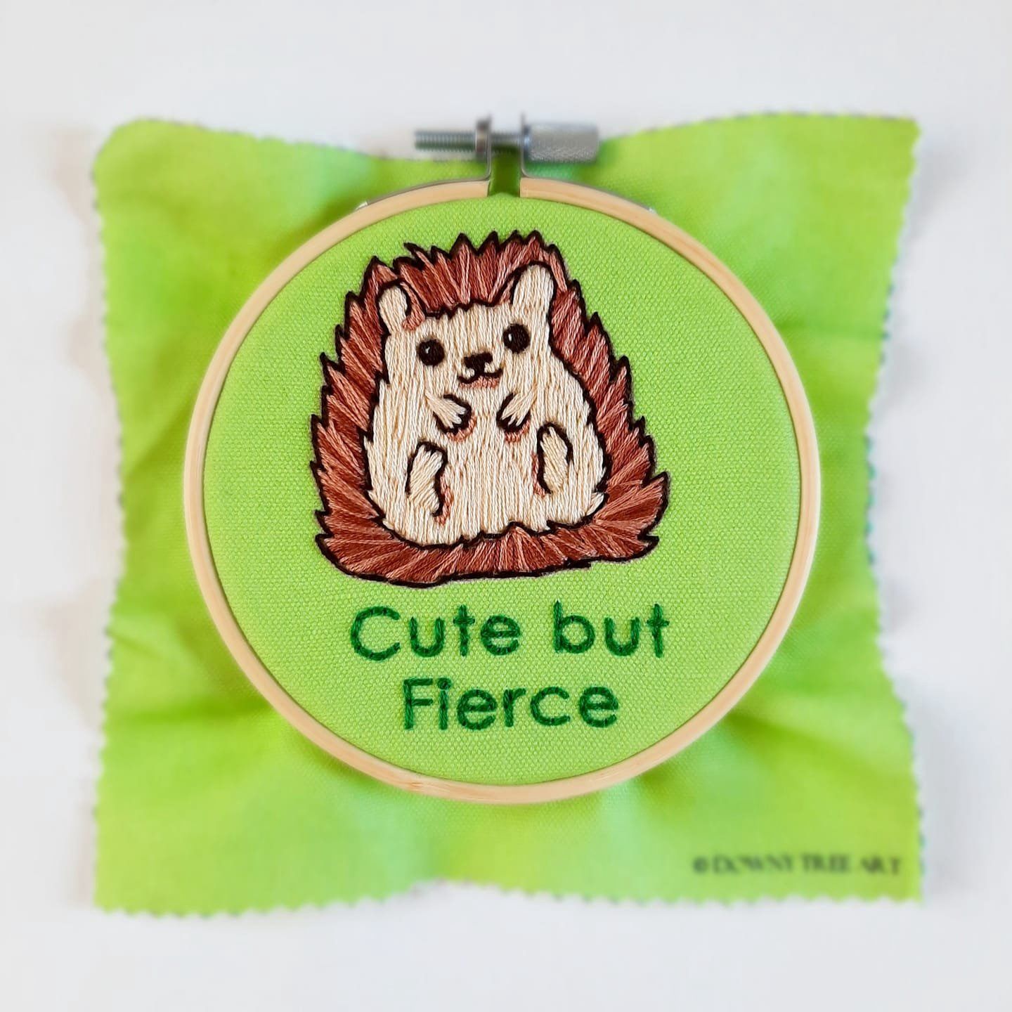 Embroidery Kit - Hedgehog Cute But Fierce