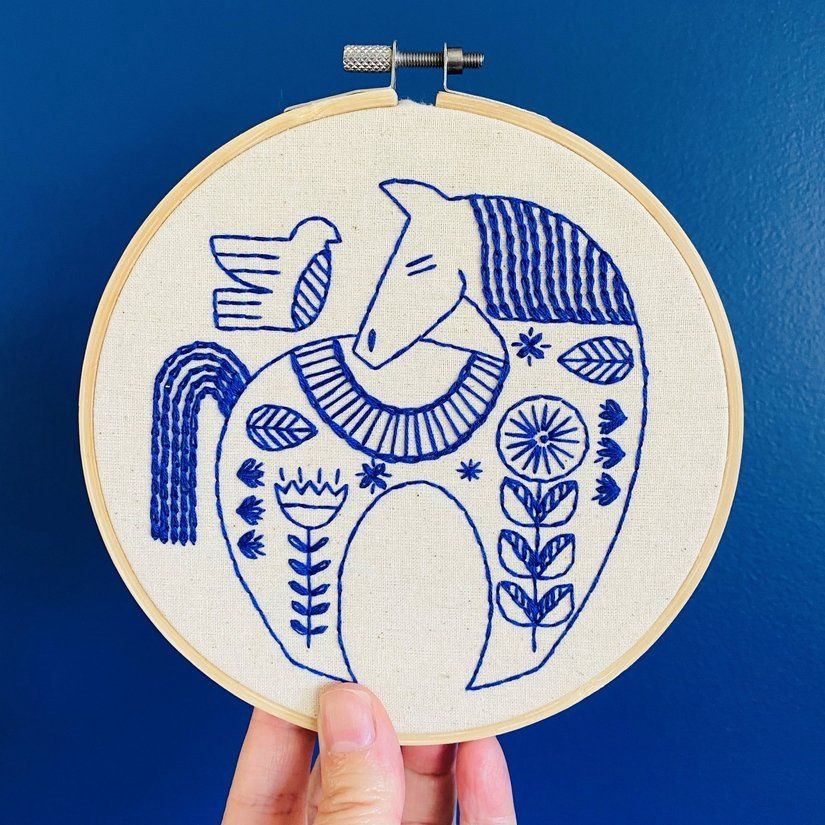 Embroidery Kit - Hygge Horse - Hook Line &amp; Tinker