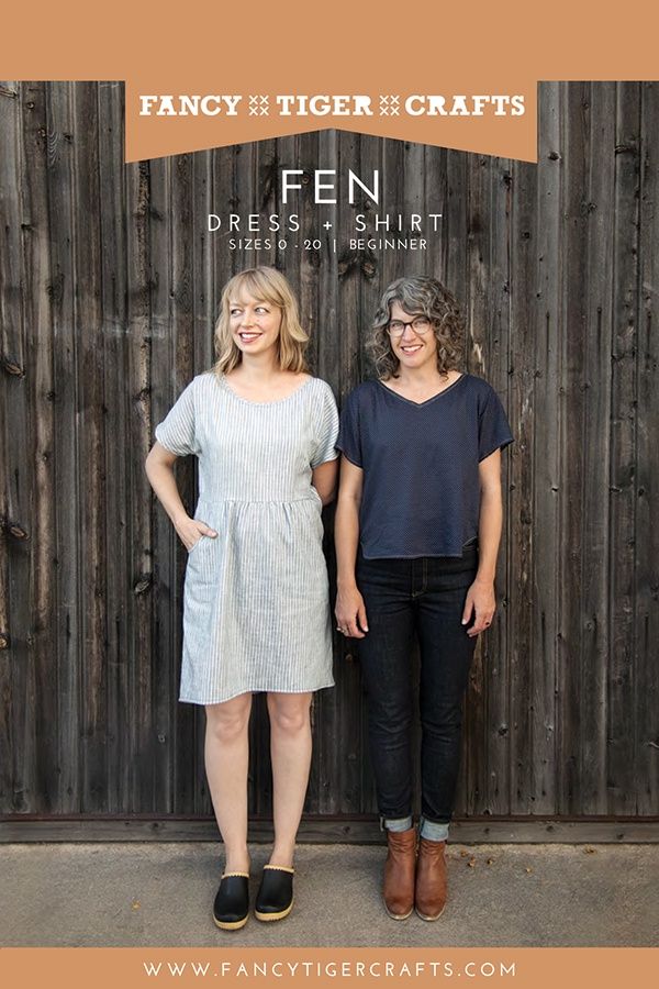 Fen Dress / Shirt Pattern - Fancy Tiger Crafts