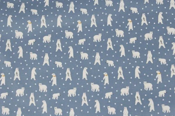 Friendly Polar Bear Japanese Import Waterproof Cotton Matte Laminate