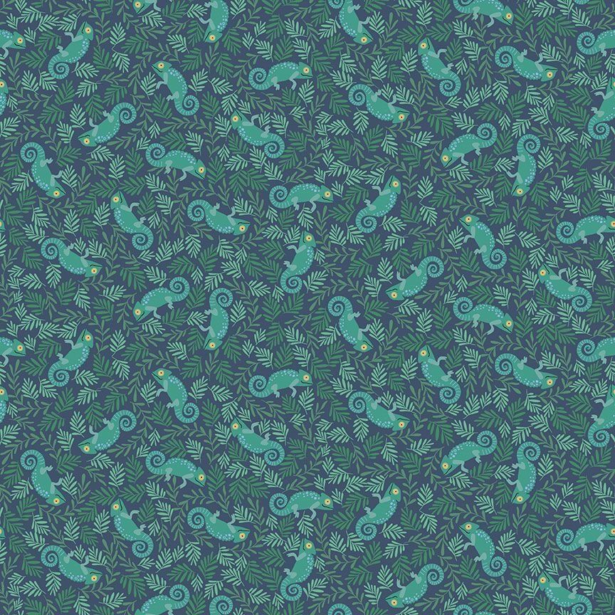 From the Gecko Mignight Cotton Croc My World by Dear Stella