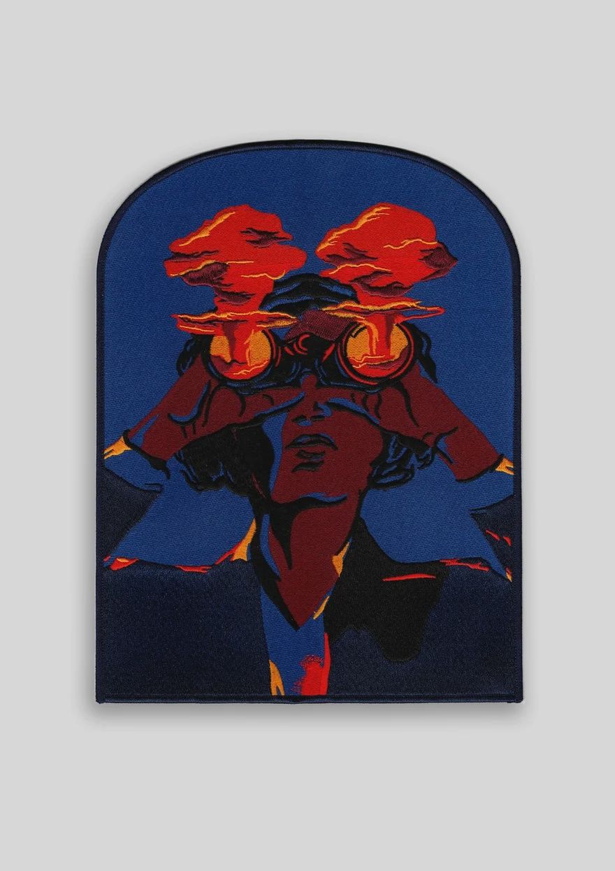 Future is Bright II Large Back of Jacket Embroidered Patch badaboom