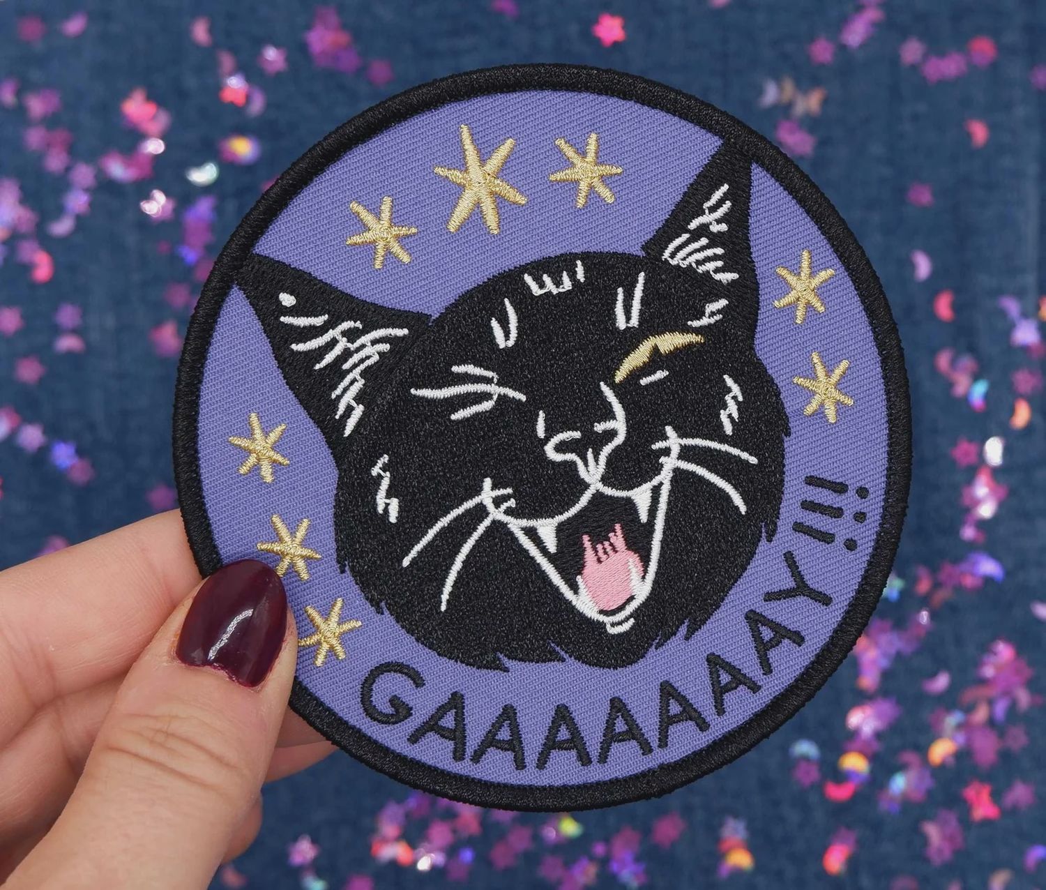 GAAAY Embroidered Patch Cat Coven