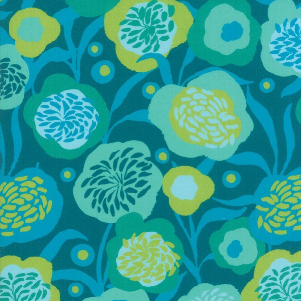 Growing Beautiful Rayon - Turquoise