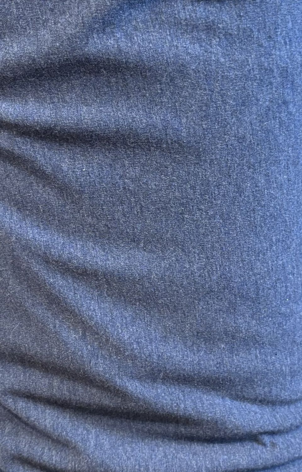 Heather Lake French Terry Knit Deadstock