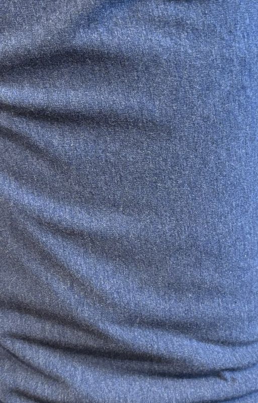 Heather Lake French Terry Knit Deadstock