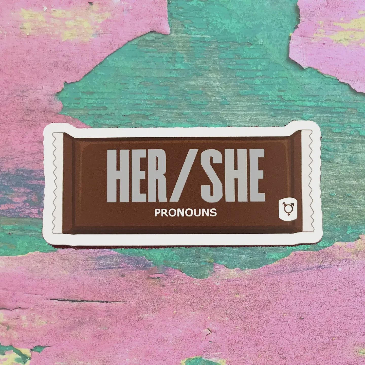 Her/She Pronouns Sticker Noellita Bonita
