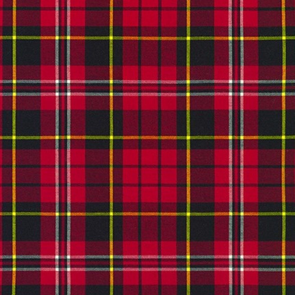 House of Wales Plaid Cotton Wovens - Red/Yellow