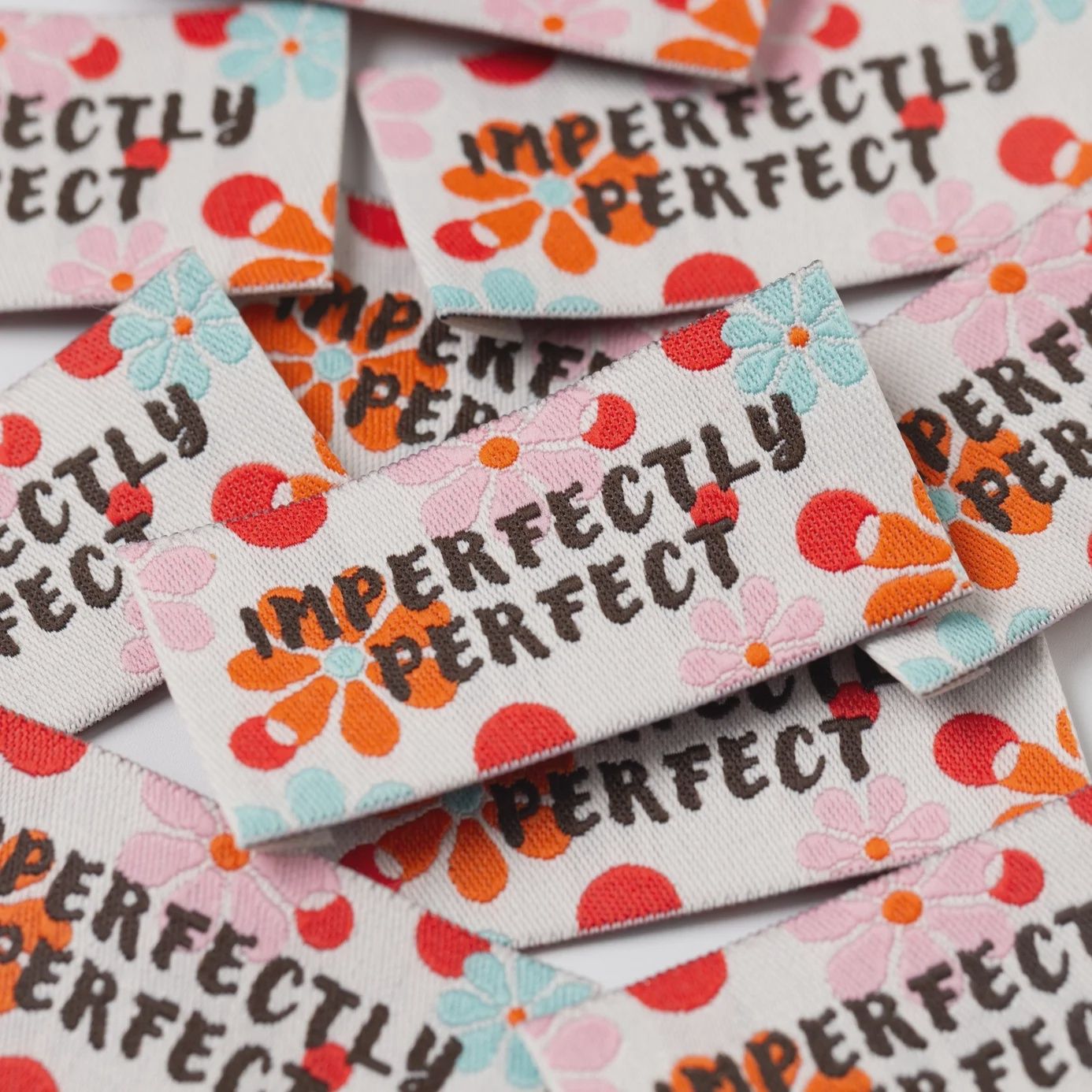 Imperfectly Perfect Sewing Garment Labels Pack of 6 Little Rosy Cheeks