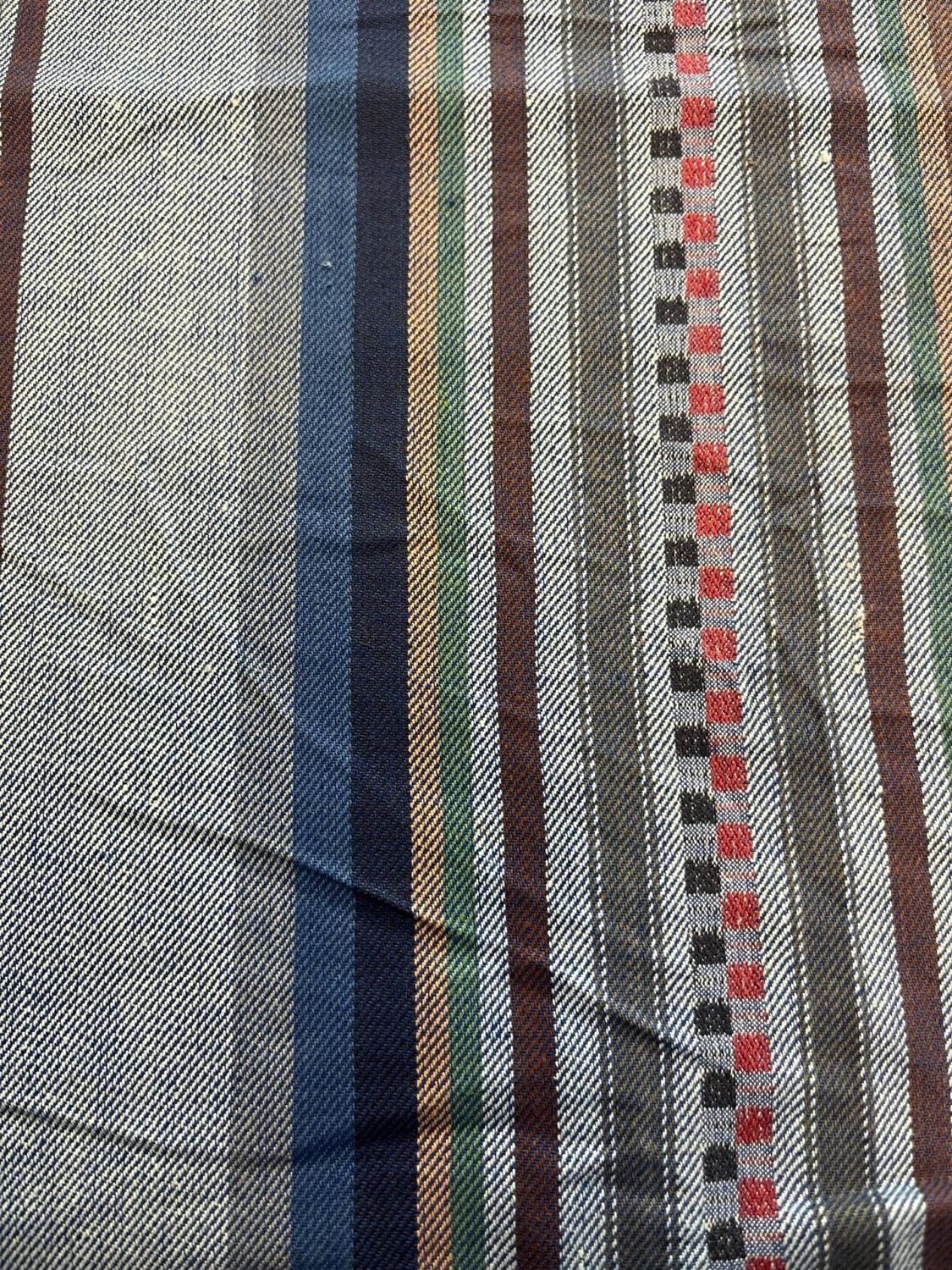 Indian Import Rainbow-Striped Cotton Jacquard