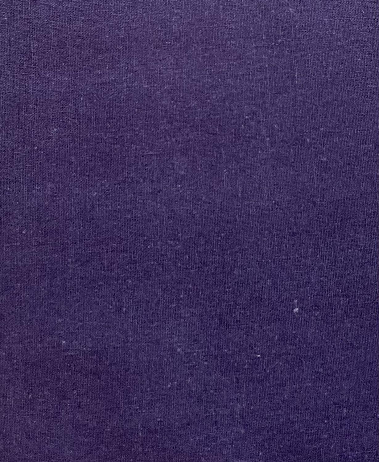 Japanese Imported Cotton Linen Solid Dark Purple Hishiei