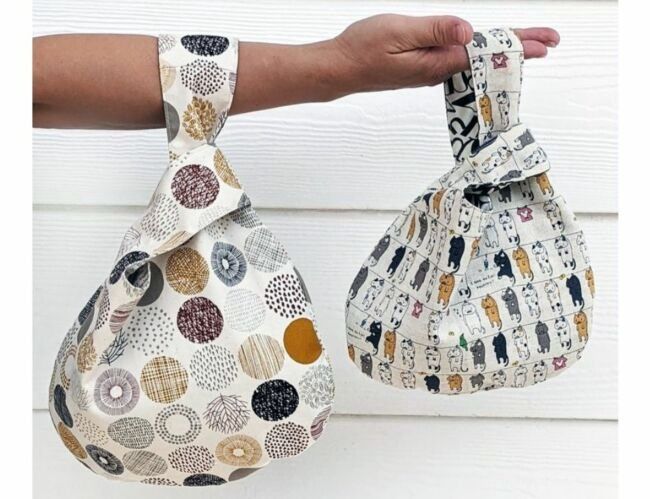 Japanese Knot Bag Pattern Sewn Wyoming