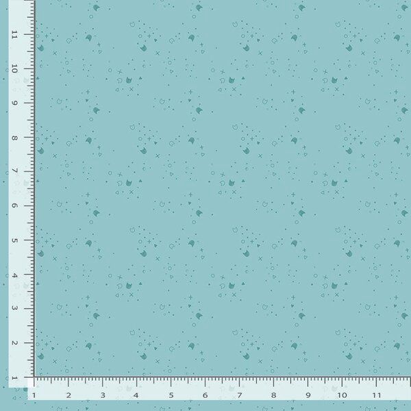 Kitty Litter Blender Powder Blue Cotton by Dear Stella