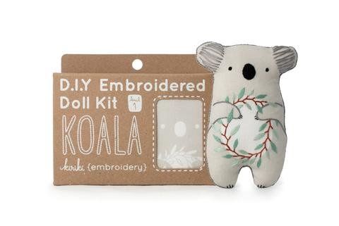 Koala Embroidery Doll-Maker Kit - Kiriki Press