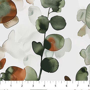 Light and Lush in Army Printed Viscose Twill