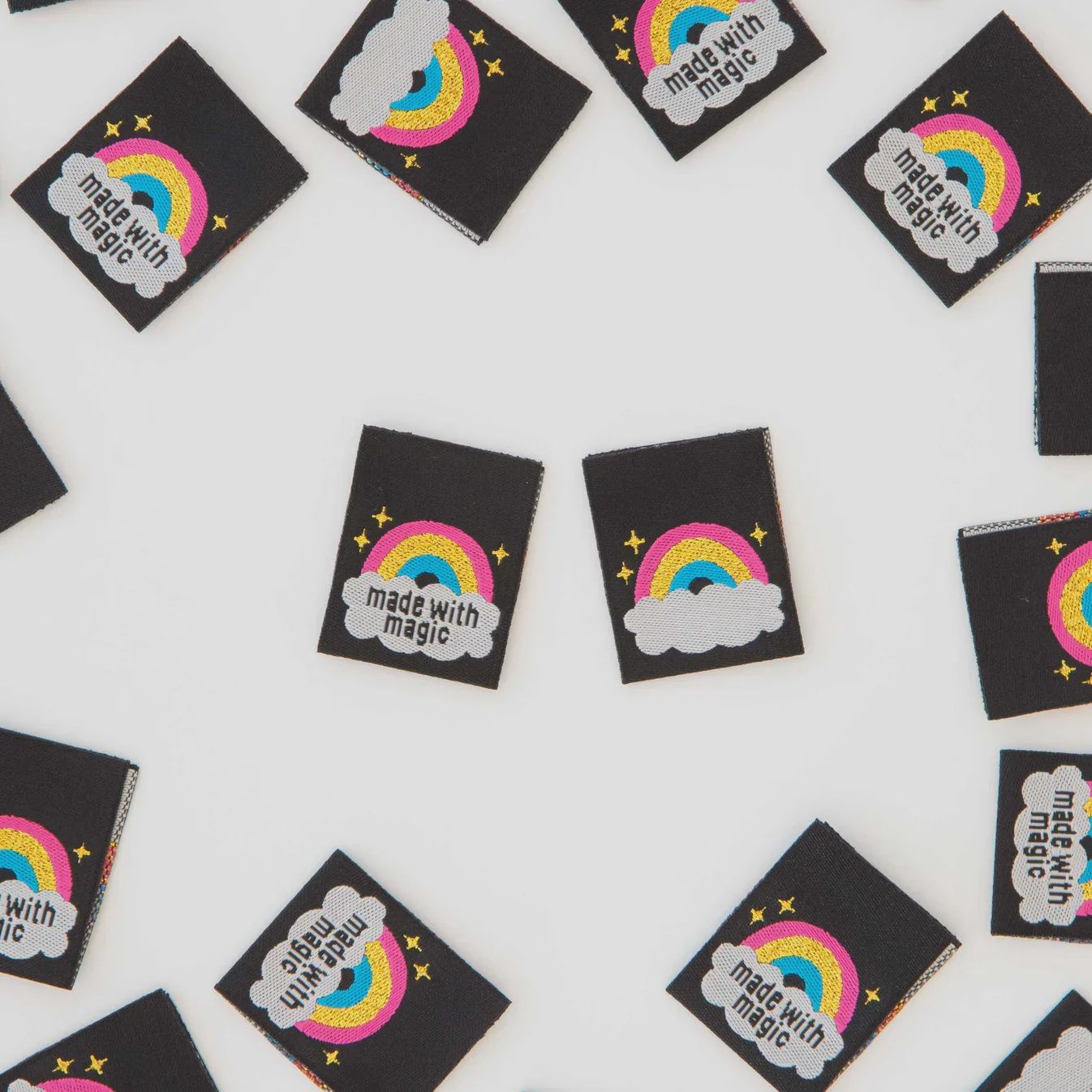 Made With Magic Woven Garment Labels Sarah Hearts