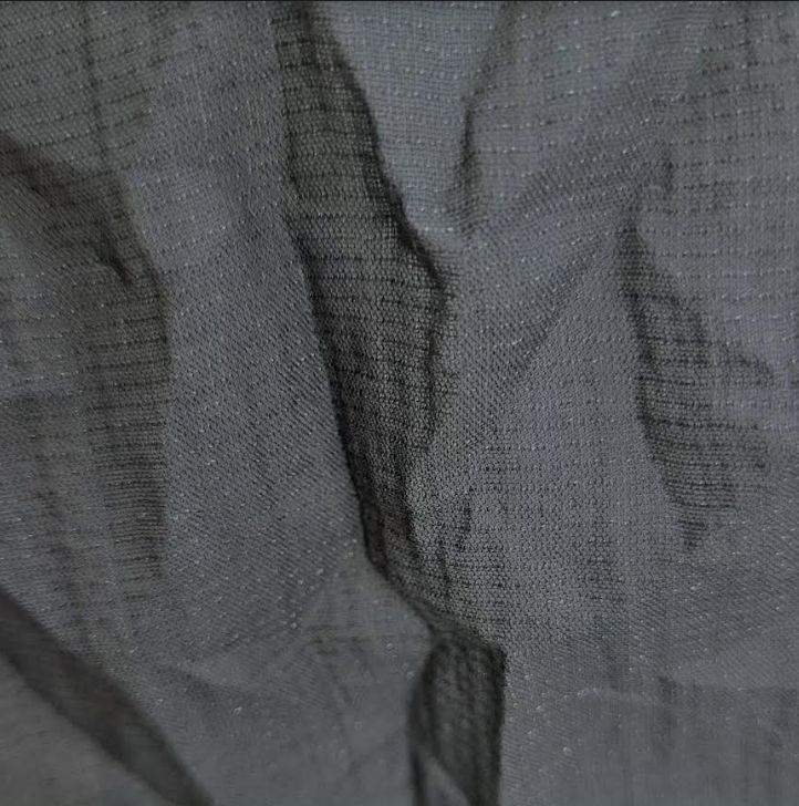 Grey Italian Cotton Metallic Thread Deadstock