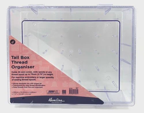 Hemline Tall Box Thread Organizer