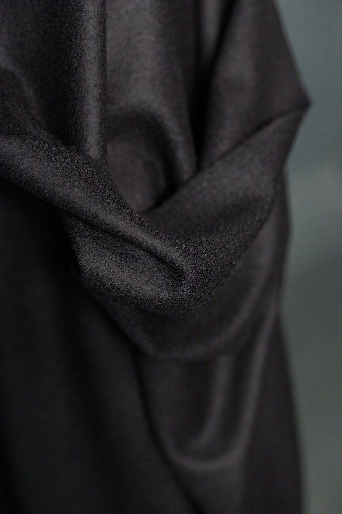 Italian Boiled Wool - Black - Merchant &amp; Mills