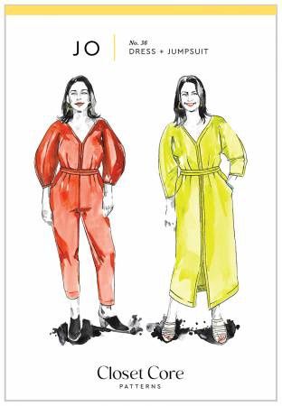 Jo Dress &amp; Jumpsuit Pattern Closet Core