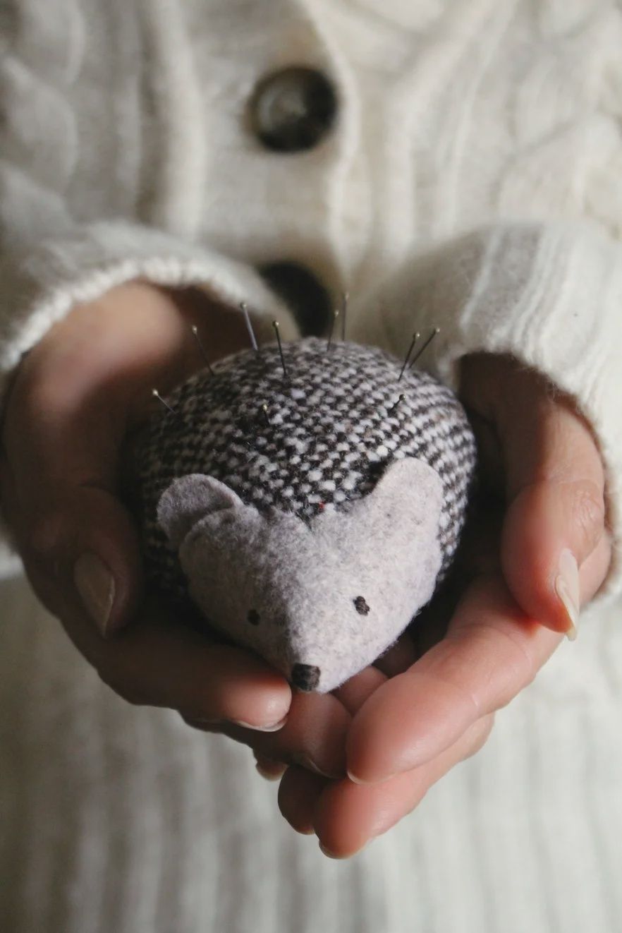 Little Hedgehog Pincushion Sewing Pattern