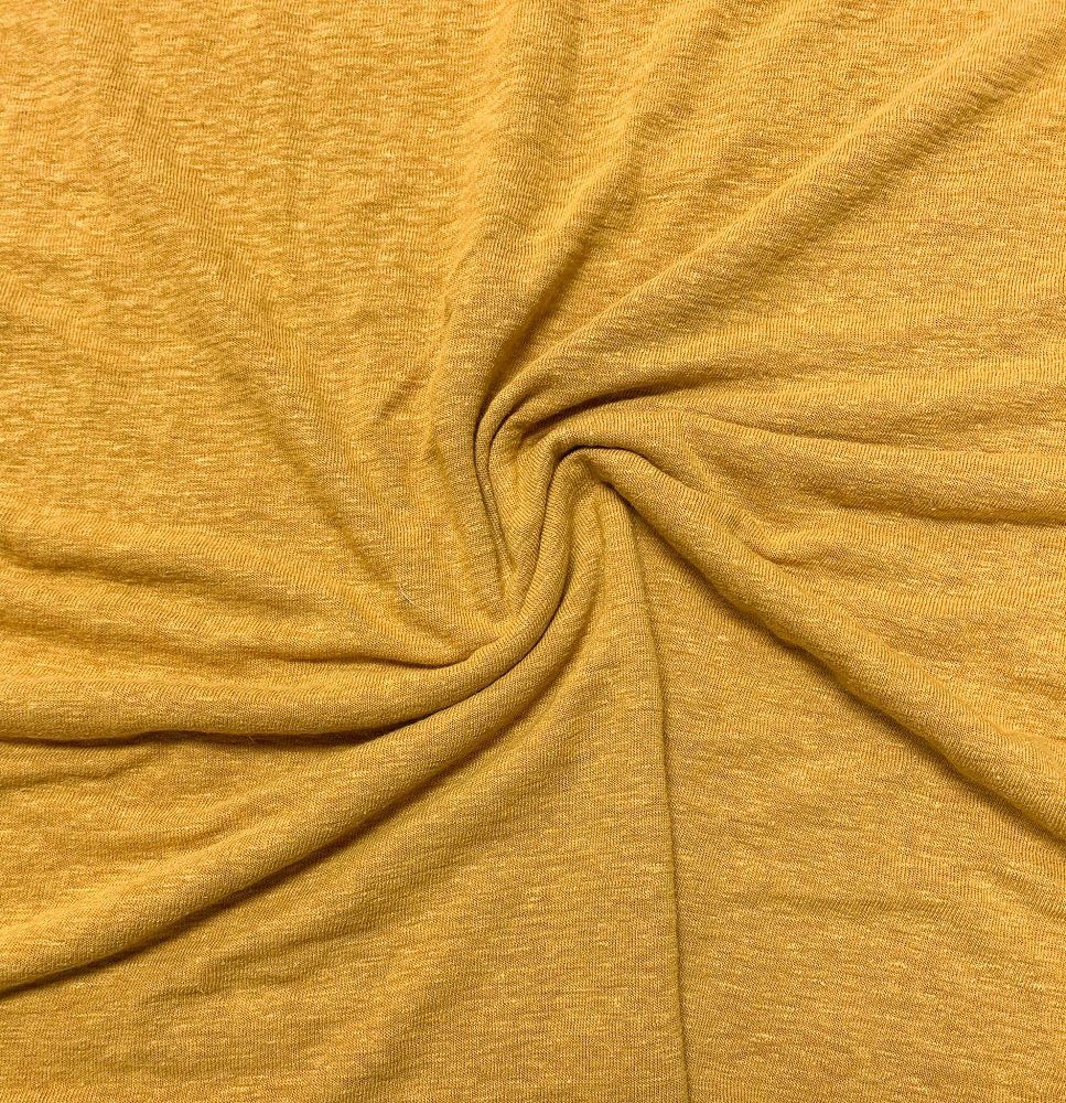 Medina Linen Rayon Ultra-Light Slub Knit - Turmeric
