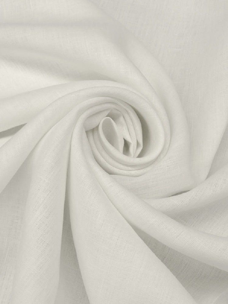 Mid-Weight 100% Linen Woven - Alabaster