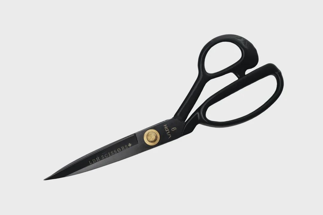 Midnight Edition Fabric Shears 9" Rubber Handle LDH