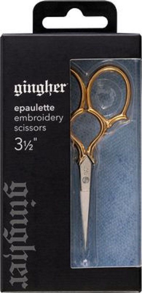 Gingher 3.5 Inch Epaulette Embroidery Scissors