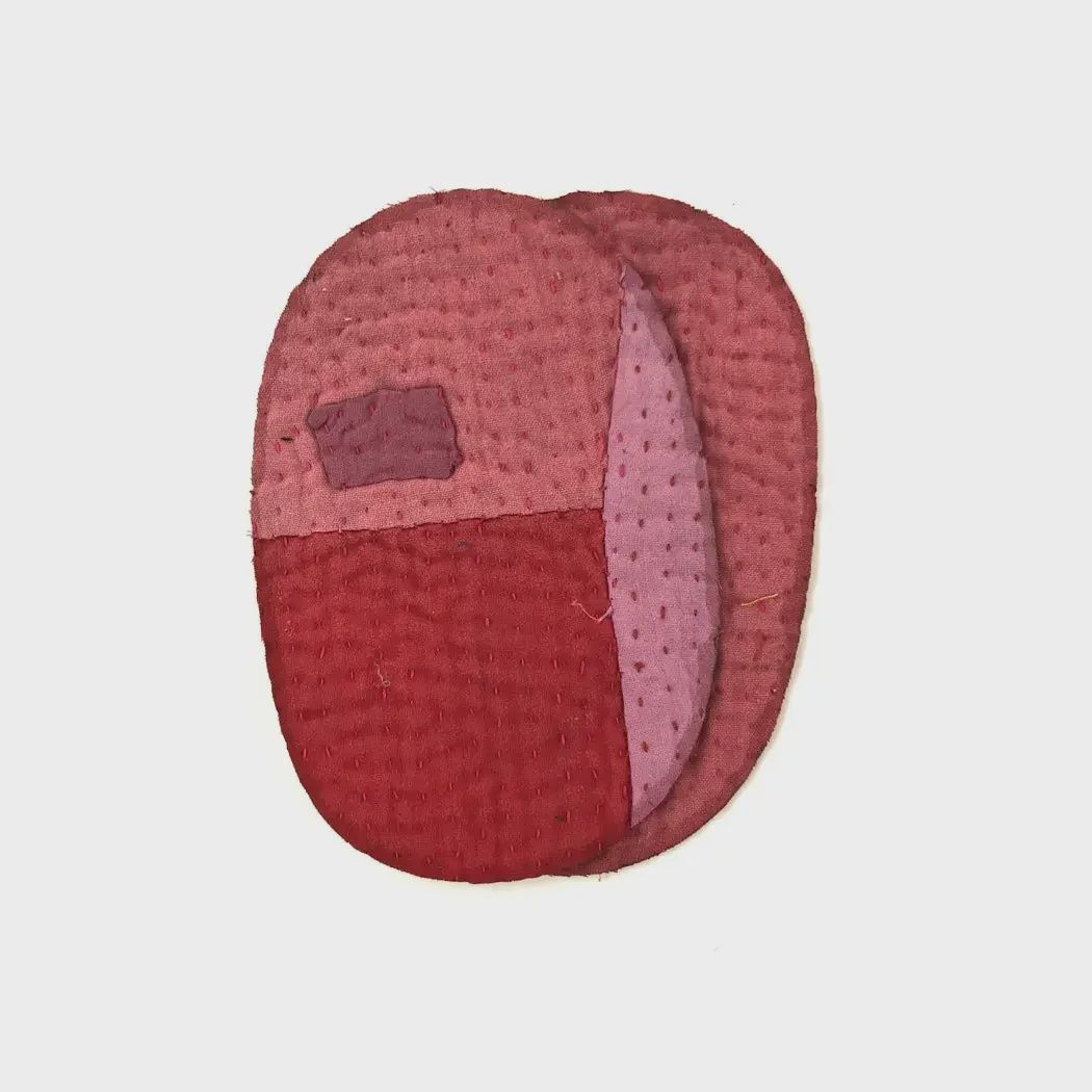 Iron-on Kantha Elbow Patches 2 pack assorted colors