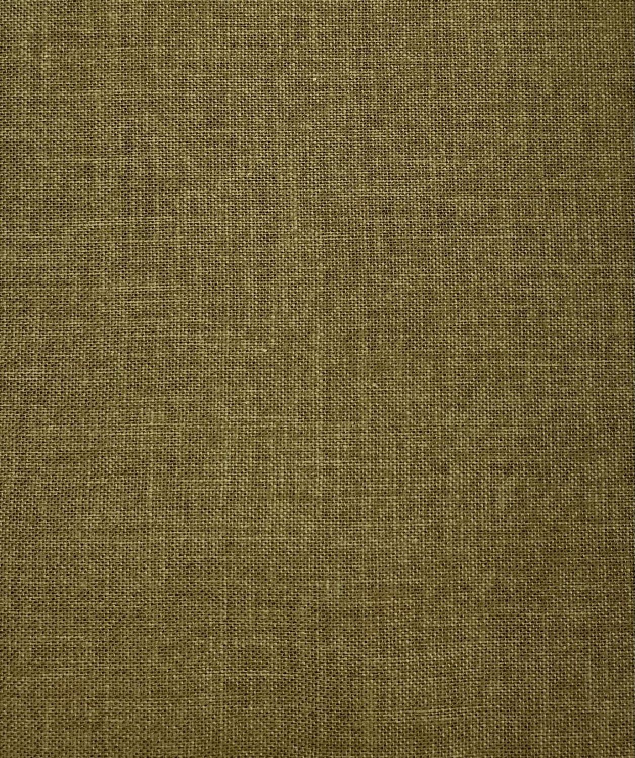 Japanese Imported Rustic Weave Cotton Olive Green Morikiku