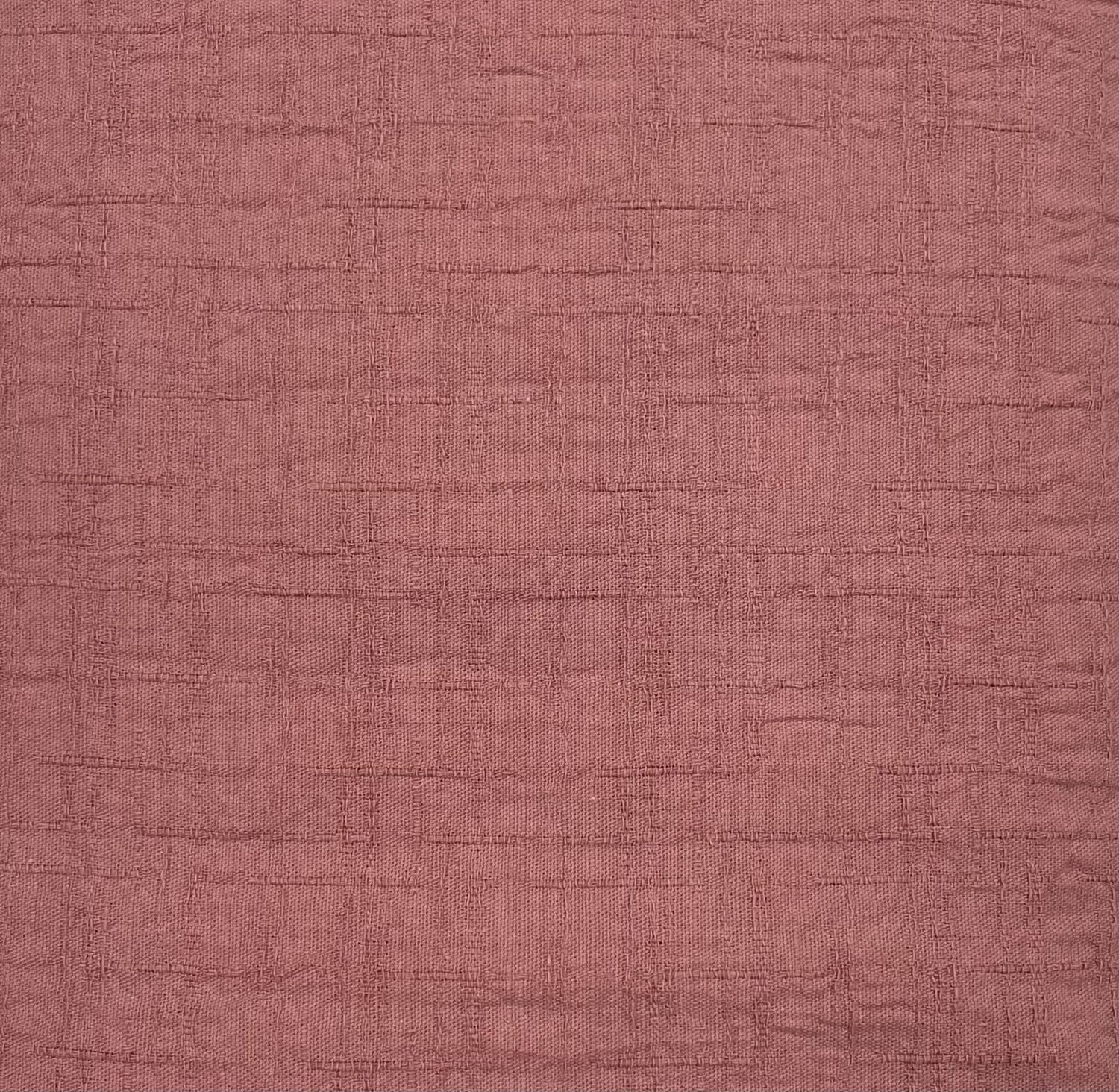 Japanese Imported Wrinkled Doby Cotton Pink Morikiku