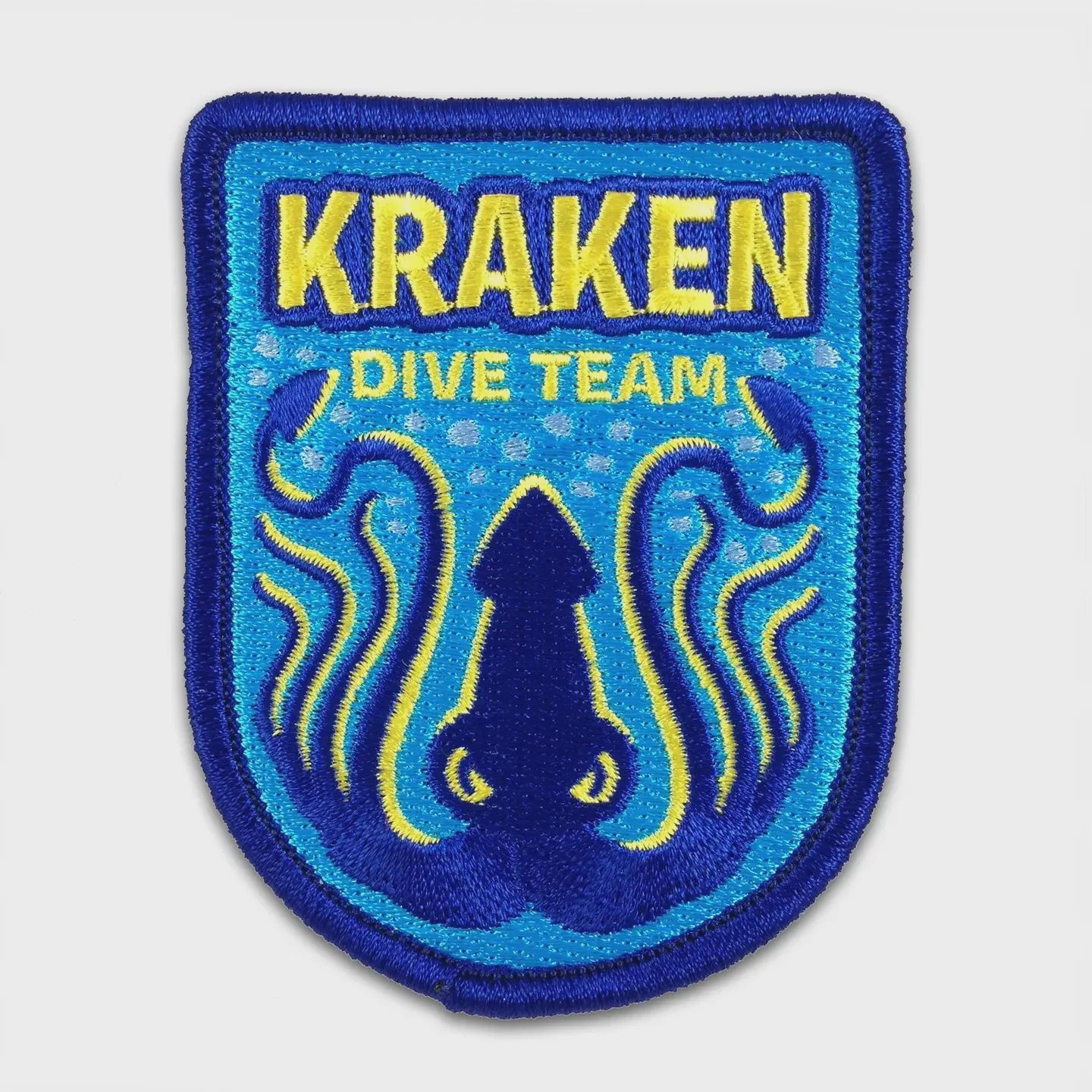 Kraken Dive Team Embroidered Patch Monsterologist