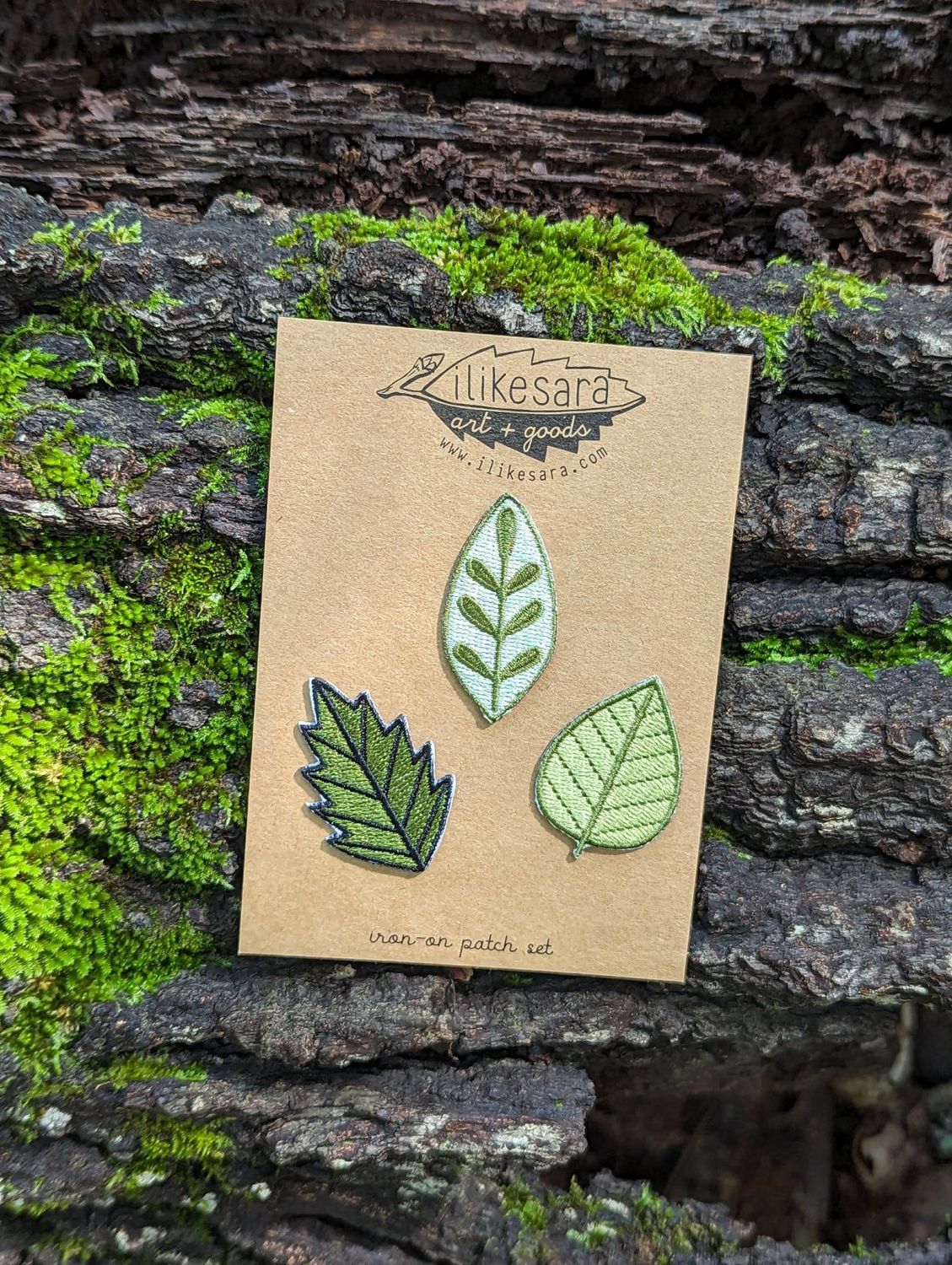 Leaf 3 Pack Embroidered Patch ilikesara