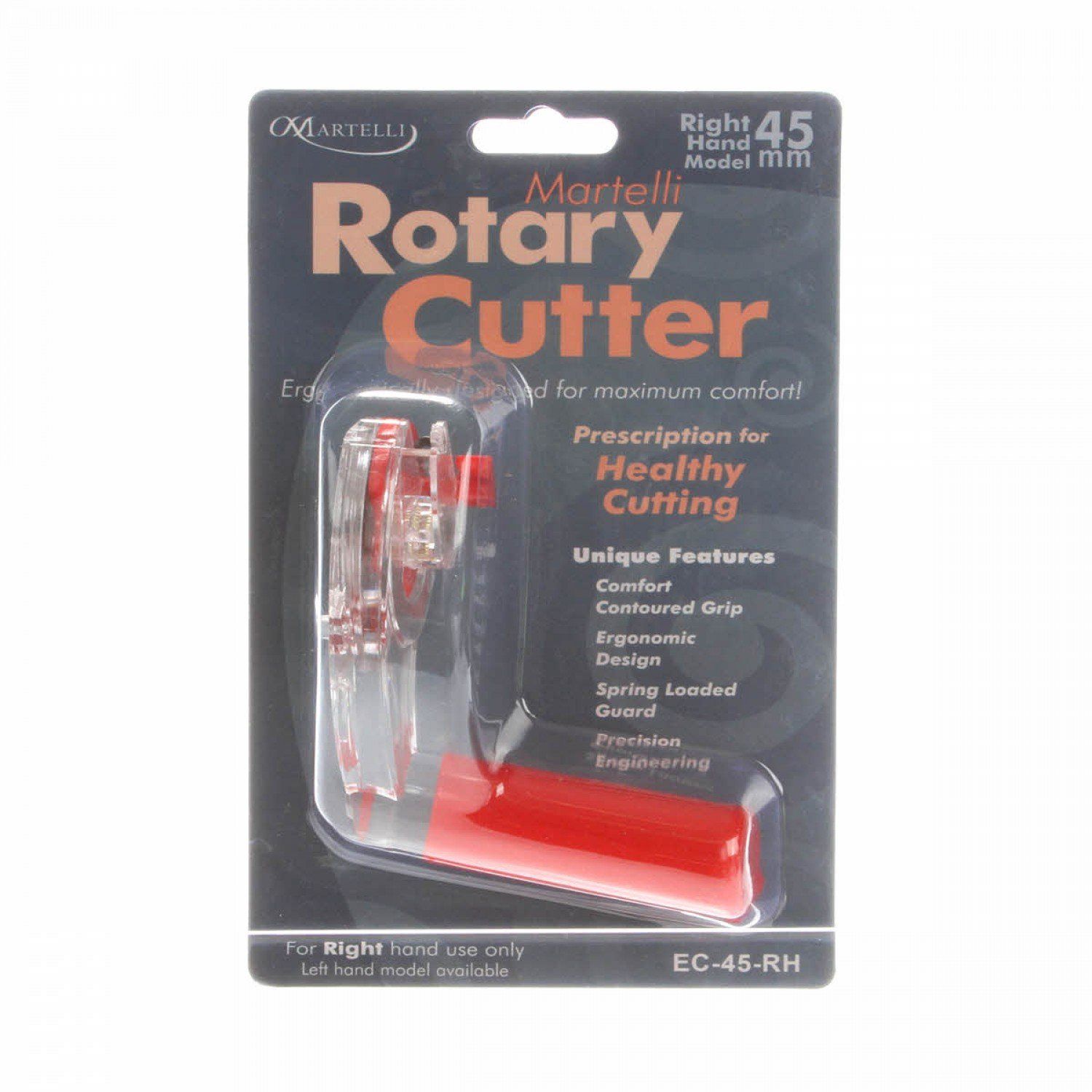 Martelli rotary cutter 45mm - Right Handed