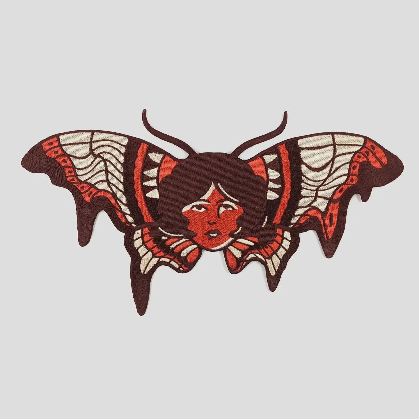 Melting Butterfly Large Embroidered Patch badaboom