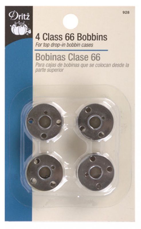 Metal Class 66 Bobbins - Pack of 4