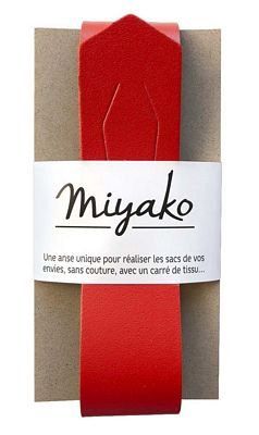 Miyako Bag Handle Red