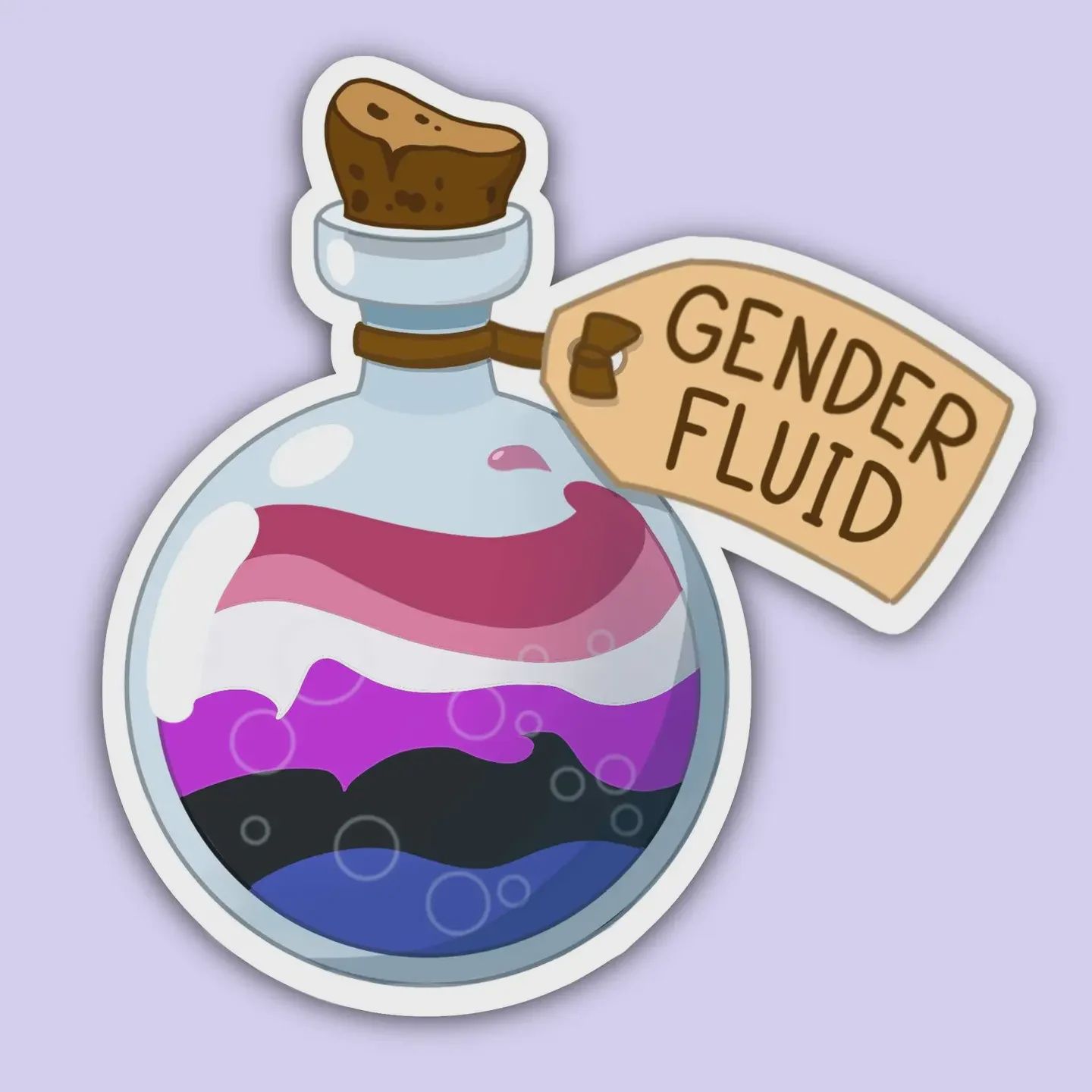 Gender Fluid Sticker Noellita Bonita