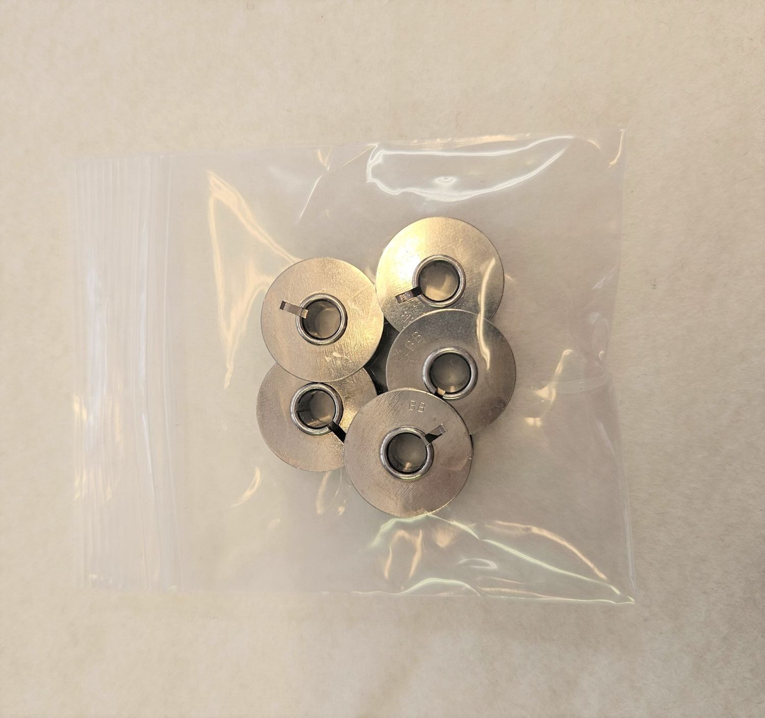 Genuine Bernina Vintage Metal Bobbin Bernina 5 pack