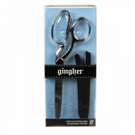 Gingher 8 Inch Knife-Edged Dressmaker Shears - Left Handed