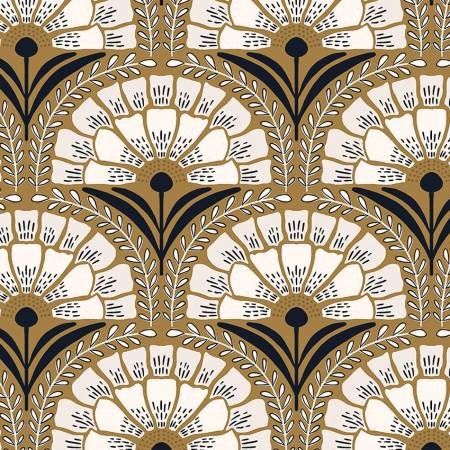 Gold and White Eliza Organic Canvas Grassroots Canvas