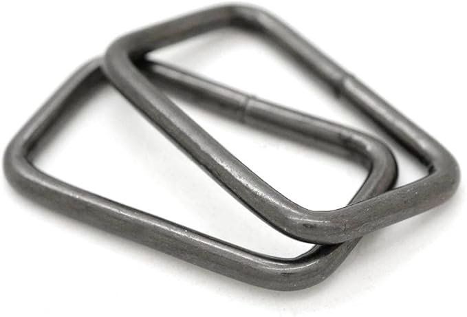 Gunmetal Rectangular Ring 1-1/4"