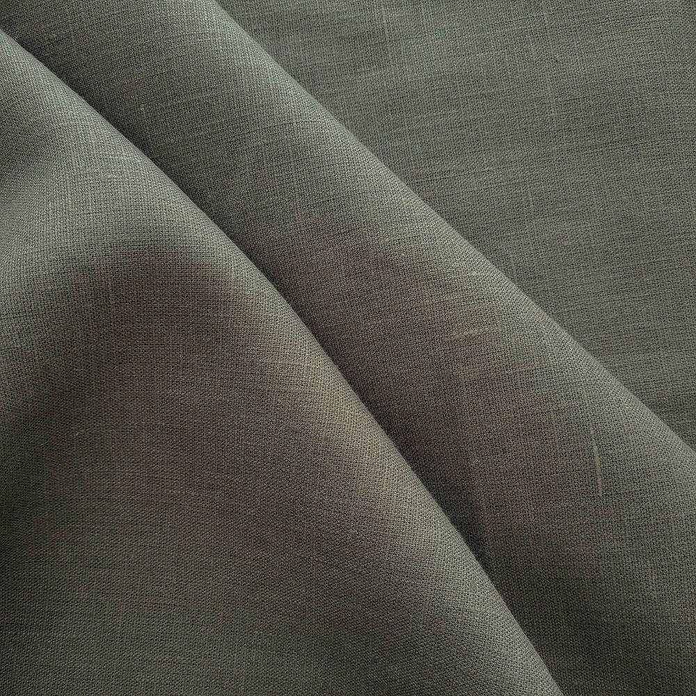 Heavy-weight 100% Linen (Assorted Colors), Color: Grey