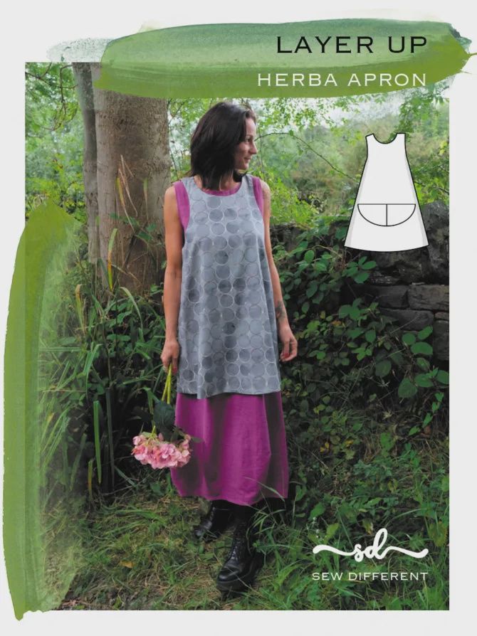 Herba Apron Sizes 8-26 Sew Different