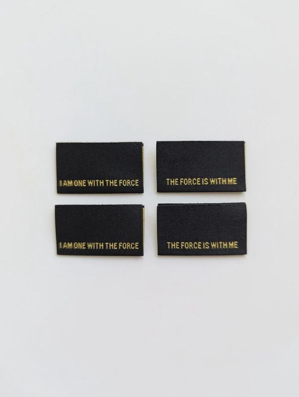 I Am One With The Force Woven Labels Intensely Distracted